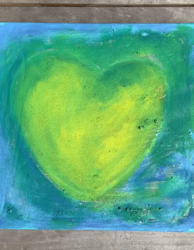 der Mond ist aufgegangen, 60x60, Acryl auf Leinwand mit Sternensand, Preis auf Anfrage